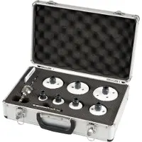 Makita EZYCHANGE Lochsägen-Set universal 9-teilig HSS-BiM 9-tlg. Ø 25-76 mm - Holz/Metall/Kunststoff - E-12295