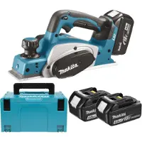 Makita DKP180RMJ, Schwarz, Blau, Silber, 14000 RPM, 8,2 cm, 9 mm, 2,5 m/s², Akku