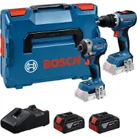 Bosch Gsr 18v-65 + Gdr 18v-215+2x5.0ah+gal+ Lb Elektrowerkzeug-set