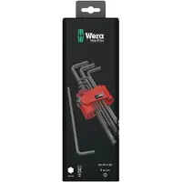 Wera 950/9 Hex-Plus 6 SB Winkelschlüsselsatz, metrisch, BlackLaser, 9-teilig - 05073596001