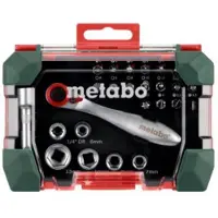 Metabo Bit- und Ratschen-Box SP - 26 teiliges Set - 626701000