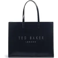 Ted Baker Schultertasche Caarmen Printed Crinkle Icon Bag Navy dunkelblau