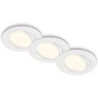 Briloner LEUCHTEN LED Einbauleuchte "PIWO 7663036", weiß matt, Leuchten, LED Einbauleuchte