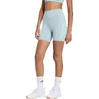 Adidas - Women's Optime 3-Stripes Short Leggings - Leggings Gr L - Length: 5'' grau