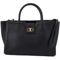Geox Damen D Leonory Bag, Schwarz, Einheitsgröße EU
