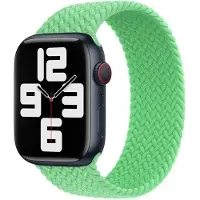 Apple Geflochtenes Solo Loop für das Watch | 38/40/41/42 mm - Größe 3 - Bright Green