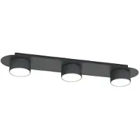 Emibig Hängeleuchte DIAZ, schwarz, 3xGX53, 10W, Metall, Abmessungen: 7x55x11cm, IP20, Marke: