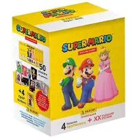 Panini Sammelbox Super Mario Serie 2 mit 10 Stickertüten & 1 OPTIP Packet