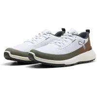 Puma Gruve Sport Herren-Golfschuhe Weiß und Grün