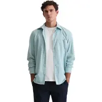 Marc O'Polo Langarmhemd , Herren, Gr. S, N-Gr, blau dawn, Web, Obermaterial: 100% Baumwolle, Hemden Langarmhemd