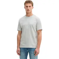 Marc O'Polo 1100000002199 , Herren, Gr. XXXL (58), grau (twentyfour grau), Jersey, Obermaterial: 100% Baumwolle, Basic, Rundhals, Shirts 1100000002199, Logo-T-Shirt aus Bio-Baumwolle