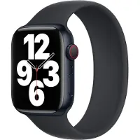 Apple Silikon Solo Loop für das Watch | 44/45/46/49 mm - Größe 2 - Midnight