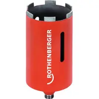 Rothenberger Diamantbohrkrone DX High Speed Dry 1/2″ Ø 68 mm Länge 150 mm Segmentanzahl 4