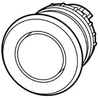 Eaton 216749 Pilzdrucktaste, RMQ-Titan, Pilz, rastend, Pilz gelb, gelb, unbeschriftet, Frontring Titan M22-DRP-Y - 5 Stück