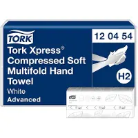 Tork Papierhandtücher 120454 H2 Advanced Zick-Zack-Falzung 2-lagig 2.400 Tücher