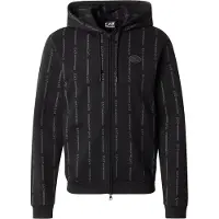 Emporio Armani für Herren. 7M001392_AF12660 Graphic Series Kapuzensweatshirt mit Reißverschluss schwarz (S), Lässig, Sportlich, Baumwolle, Langarm