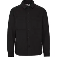 !Solid Langarmhemd SOLID "Langarmhemd SDTam", Herren, Gr. XL, N-Gr, schwarz, Obermaterial: 100% Polyester PES., Hemden Langarmhemd