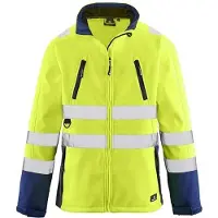 BIG Arbeitsschutz BIG Warnsoftshelljacke Pittsburgh Gr. S gelb-navy