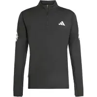 Adidas - AD365 Running Iconic Half Zip - Laufshirt Gr M grau