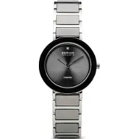 Bering Damenuhr schwarz/silber 11429-Charity-2016