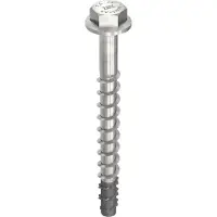 Heco MULTI-MONTI-plus SS - Edelstahl A4 - 7,5x105 - Sechskantkopf mit angepresster Scheibe - SW 10