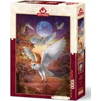 Art puzzle Puzzle Moonlight Owls - 1000 Teile Karton