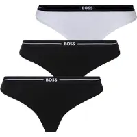 BOSS String "3P THONG" Packung, 3er, 3 Stk. mit Logobund