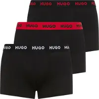 HUGO 50532611 Trunk Red Boxershorts 3 Einheiten