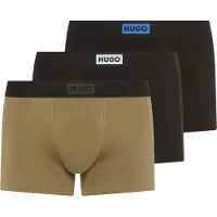 HUGO underwear Trunk Packung, 3 Stk. mit kontrastfarbigem Bund