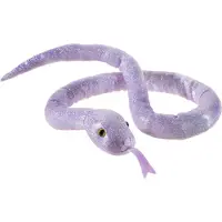 Heunec Stoffschlange Kuscheltier lavendel Glam Style mit Skelett, 90 cm