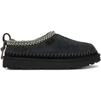 Ugg Tasman Biarritz Damen Hausschuhe aus Wildleder mit Wollfutter Schwarz 39 EU