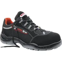 ELTEN Sicherheitsschuh "SENEX" Gr. 46, schwarz (schwarz, rot), 46, Obermaterial: 100% Textilmaterial TEXMAT., Schuhe, Sicherheitsschuh
