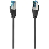 Hama 00200682, 5 m, Cat6a, S/FTP (S-STP), RJ-45, RJ-45, Schwarz