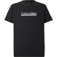 Calvin Klein T-Shirt Outline Tape Graphic LV04RC852G Schwarz Regular Fit