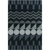 Arte Espina Teppich "Spirit 3120", grau (anthrazit), B:70cm H:20mm L:140cm, Obermaterial: 100% Modacryl, Teppiche, Teppich, Besonders strapazierfähig und pflegeleicht