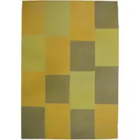 Kayoom 1100000002199 "Lyrical 110", bunt (multi, gelb), B:160cm H:13mm L:230cm, Baumwolle, Teppiche, 1100000002199, Handgefertigt, hochwertig verarbeitetes Unikat im Antik-Design