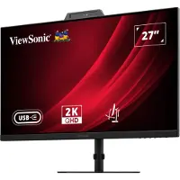 Viewsonic VG2741V-2K, 68,6 cm (27"), 2560 x 1440 Pixel, Quad HD, LCD, 4 ms, Schwarz