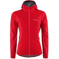 Loeffler - Women's Hooded Jacket North Airblocc Light - Softshelljacke Gr 42 rot