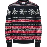 Jack & Jones Strickpullover "JJXMAS NOEL KNIT CREW NECK"