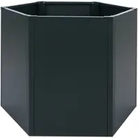 Mendler Hochbeet HWC-P64, Metallhochbeet Gemüse-/Pflanzbeet Blumenkasten Pflanzkübel Garten Stahl 77x100x88c