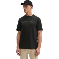 Marc O'Polo T-Shirt "T-Shirt Big-Logo 1er Pack", Herren, Gr. S, schwarz, Obermaterial: 100% Baumwolle CO., Shirts T-Shirt
