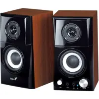 Genius Computer Technology 31730032400, 2-Wege, 2.0 Kanäle, Kabelgebunden, 14 W, 100 - 20000 Hz, Schwarz, Holz