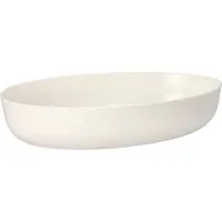 Papstar Starpak "Cella" Mehrweg-Schalen oval, 2400 ml, weiß, Haltbare Mehrwegschale für große Portionen, 1 Packung = 15 Stück