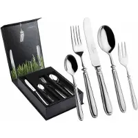 Picard & Wielpütz Solingen Besteck-Set "Tafelbesteck inkl. Besteckbox Landhaus 30er Set silber", silber, 30 tlg., PICARD & WIELPÜTZ SOLINGEN, Essbesteck-Sets, Besteck-Set, Spülmaschinengeeignet
