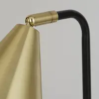 Searchlight Tischlampe Rivan, schwarz, für Wohn- / Esszimmer, Metall, Modern, Tischlampe