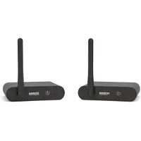 Marmitek Audio Anywhere 630 - Wireless Audio Transmitter und Receiver, AV-Sender & -Empfänger, 20 m, Kabellos, Schwarz