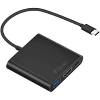 Fantec UMP-HDMI4K-PD, 1.4b, Schwarz, 5 Gbit/s, 4096 x 2160 Pixel, USB, Windows 10
