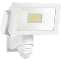 Steinel LS 300 S Außenwandstrahler Sensor weiß, weiß / opal, Aluminium, Modern, LED Außenleuchte
