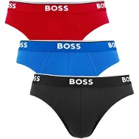 BOSS "Brief 3P Power" 3 Stk. Elastikbund mit Logo