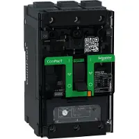 Schneider Electric C11B3TM025L Kompaktleistungsschalter ComPacT NSXm 25 A mit TM25D 3P 25kA/415V EverLink